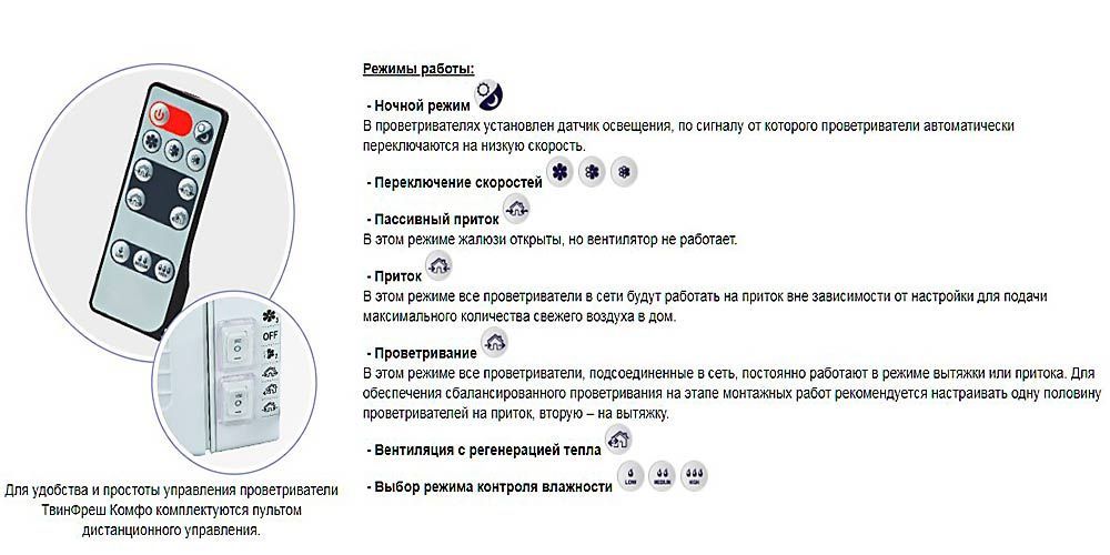 Проветриватель ВЕНТС ТвинФреш Комфо РБ1-50