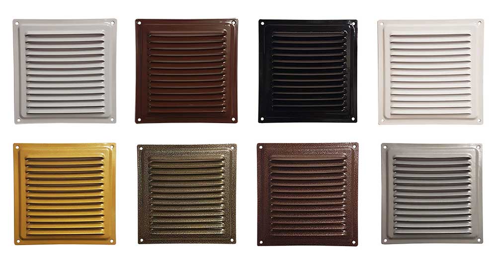 Решетка вентиляционная металлическая 150x150