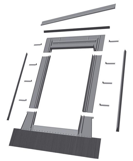 Оклад для профилированных кровельных покрытий EHN-AT Thermo 55x78