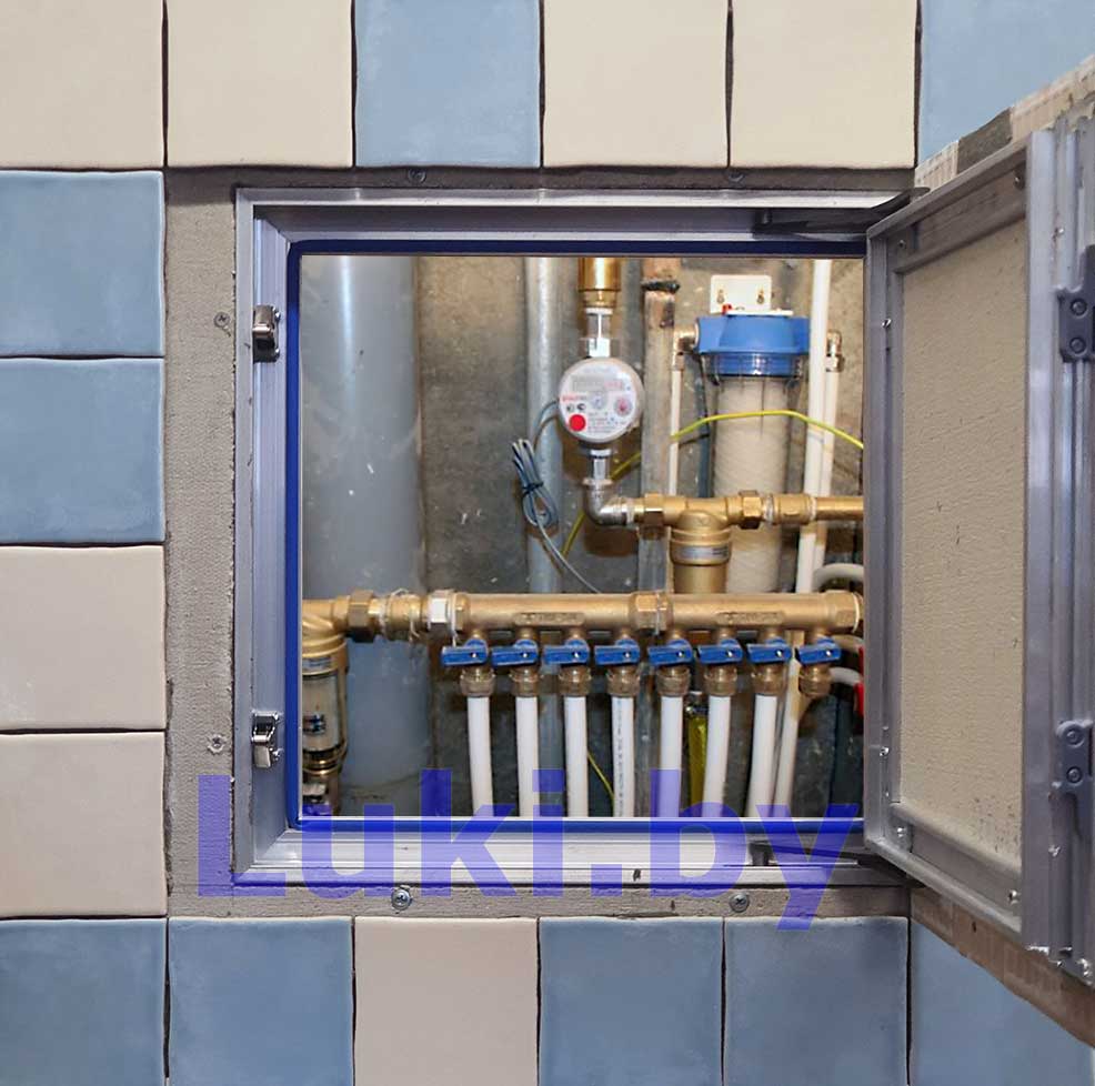 Люк Визионер Триумф 30x60 нажимной под плитку