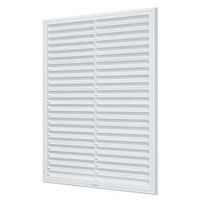 Решетка вентиляционная RZN 300x400, разъемная с сеткой