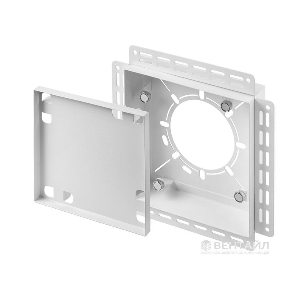 Решетка Вентайл Керамо-УВМ 200x200 под плитку (белая, маяк, D100)