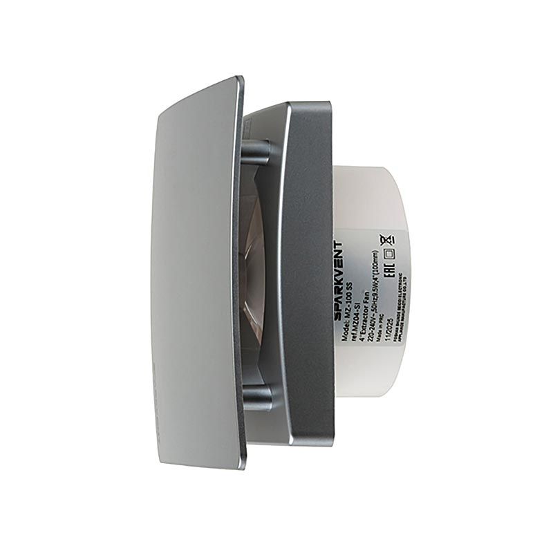 Вентилятор SPARKVENT MZ-100 TS, серебристый (ТАЙМЕР)