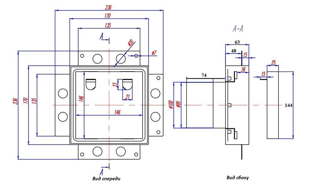 Решетка + вентилятор Keramo Air-Vent Silent 170х170 D100 (белая, W5)