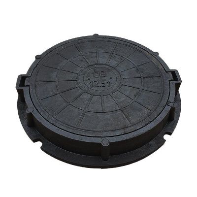 Люк канализационный С В125-750 черный