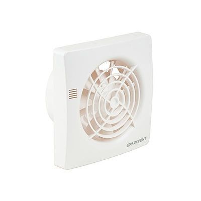 Вентилятор SPARKVENT SM-100 HW, белый (ДАТЧИК ВЛАЖНОСТИ)