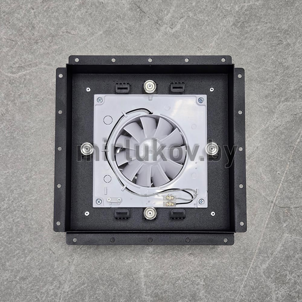 ВИЕНТО SECRET 100СK - Плитка, вентилятор с решеткой (чёрный)