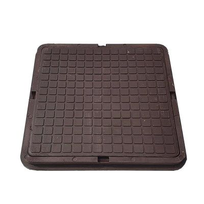 Люк квадратный ЛМУ А30 670x670 коричневый