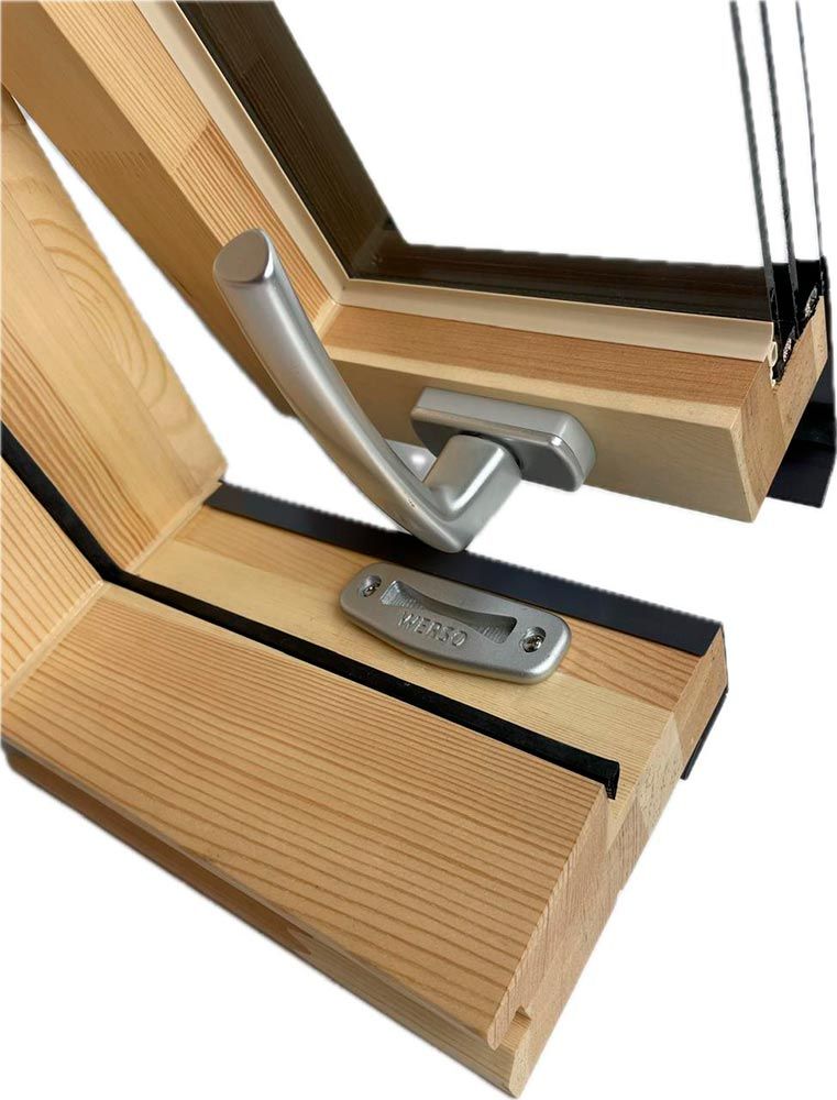 Мансардное окно WERSO (двухкамерное) 78x140