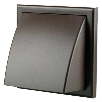 Защитный колпак Вентс 186x186 Ø125 мм коричневый