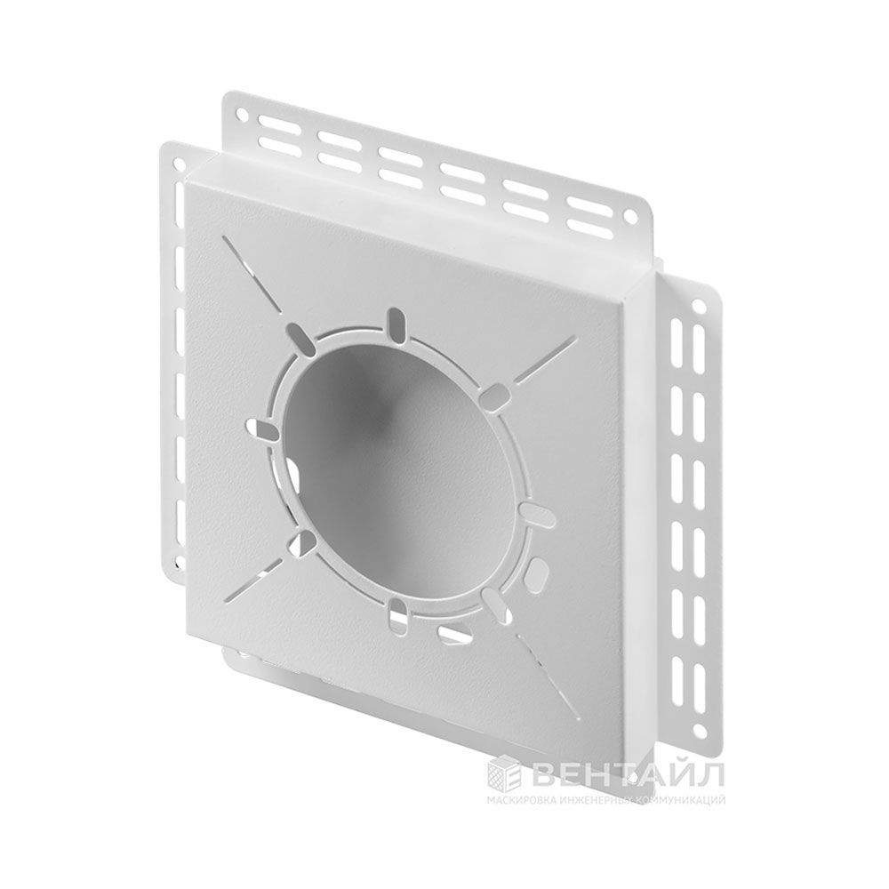 Решетка Вентайл Керамо-УВМ 200x200 под плитку (белая, маяк, D100)