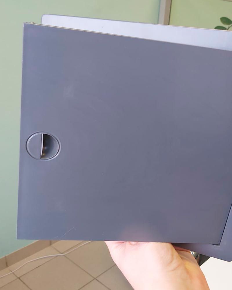 Люк-дверца Ventale 400х400 серый