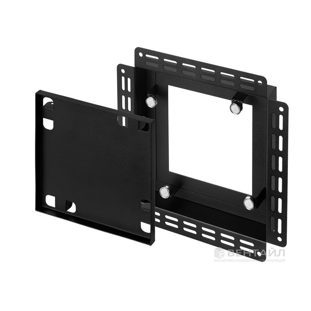 Решетка Вентайл Керамо 200x200 под плитку, черная