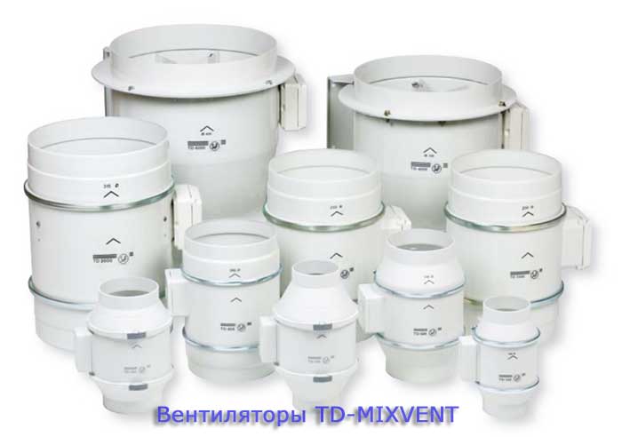 Канальный вентилятор TD-500/160 MIXVENT