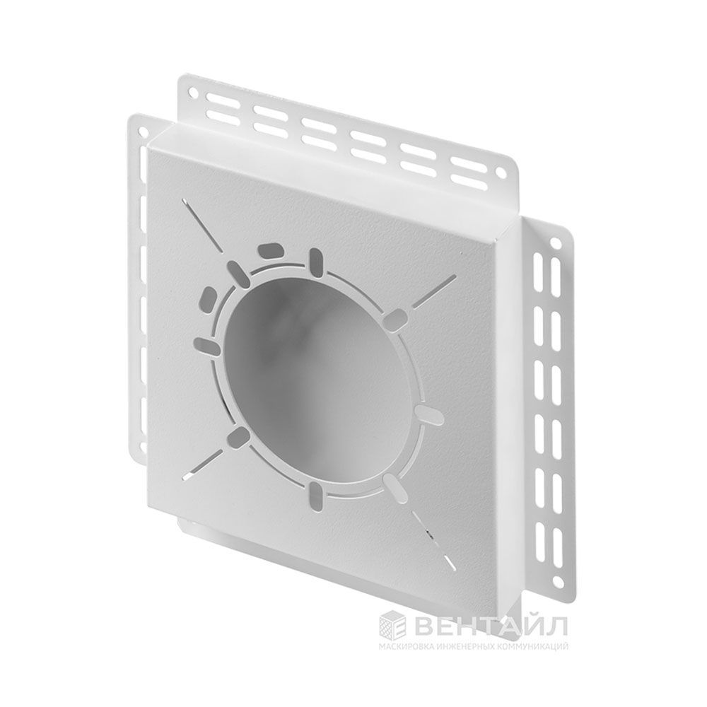 Решетка Вентайл Дизайн-У 240x240 под покраску (белая, D125)