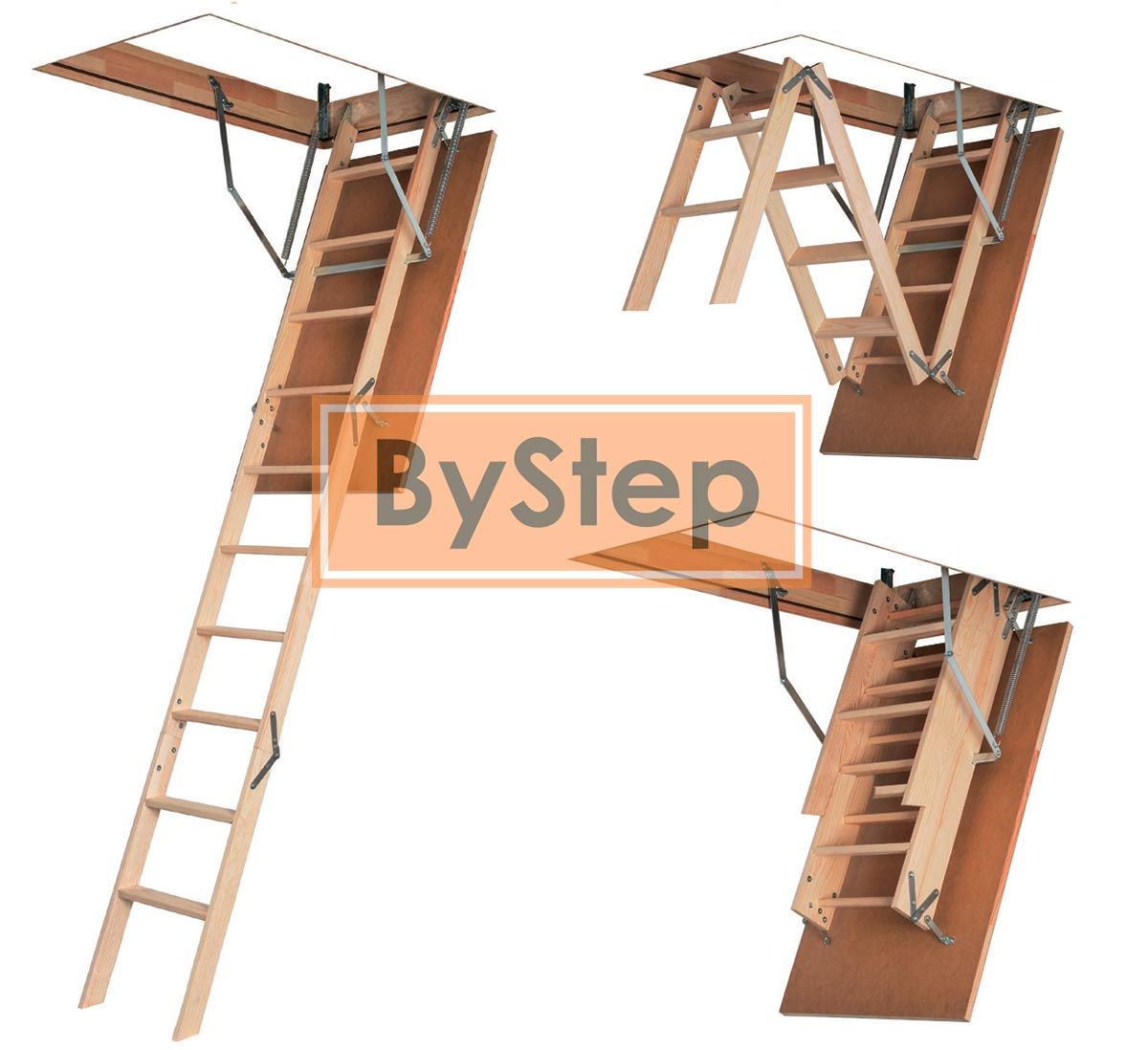 Лестница чердачная By Step 60x120x280