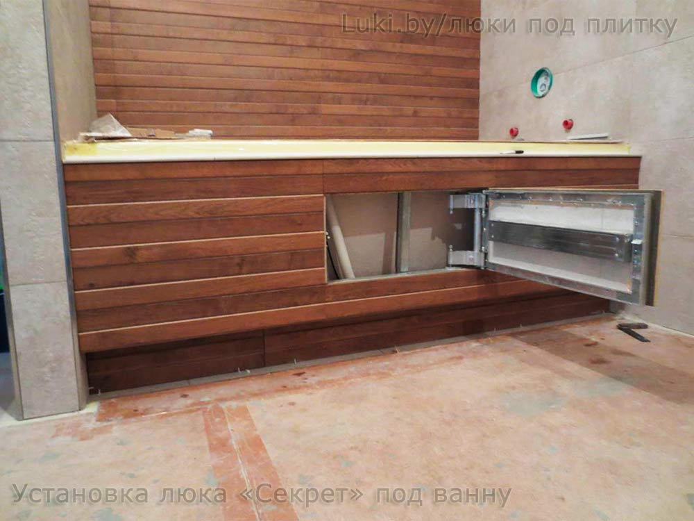 Установка люка Секрет 8