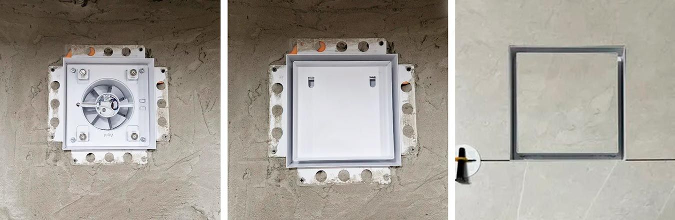 вентиляционные решетки с вентилятором скрытого монтажа